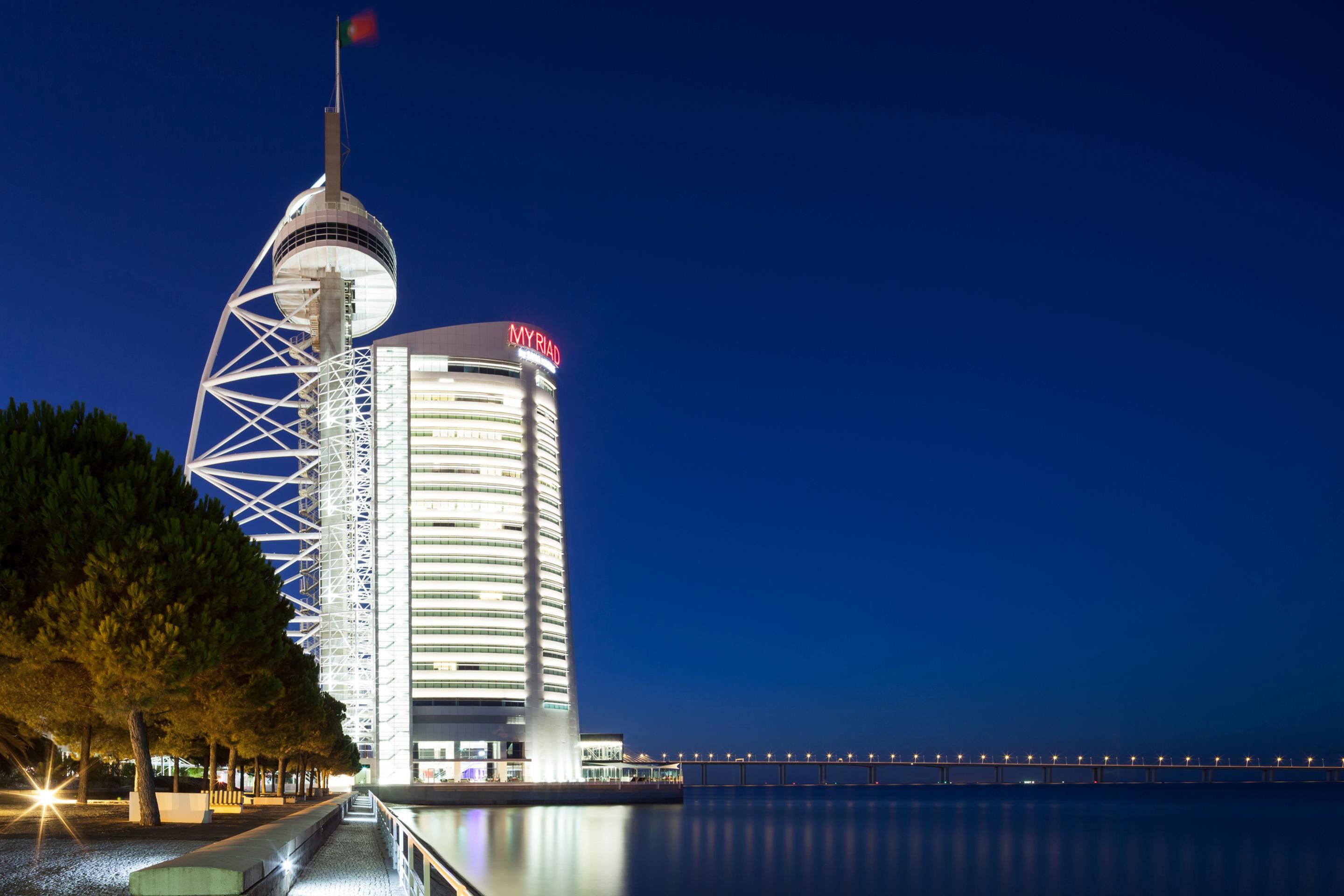 Myriad By Sana Hotels Lisbon Exterior photo The Vasco da Gama Tower, Lisbon, Portugal